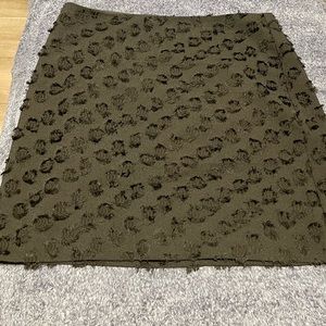 Loft size 14 black zipper skirt